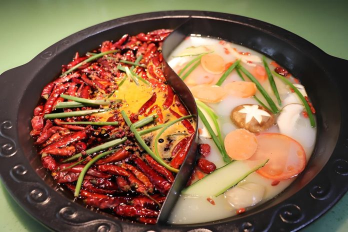 Half-and-half pot