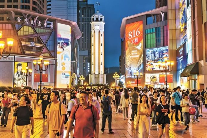 Jiefangbei Pedestrian Street