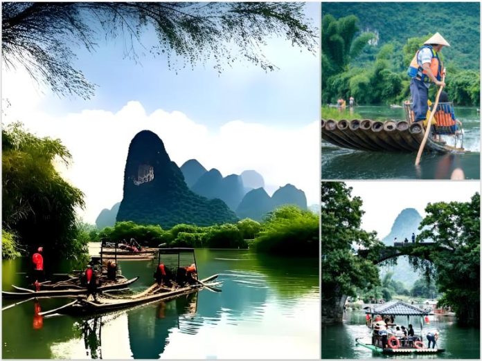 Yulong River Bamboo Rafting